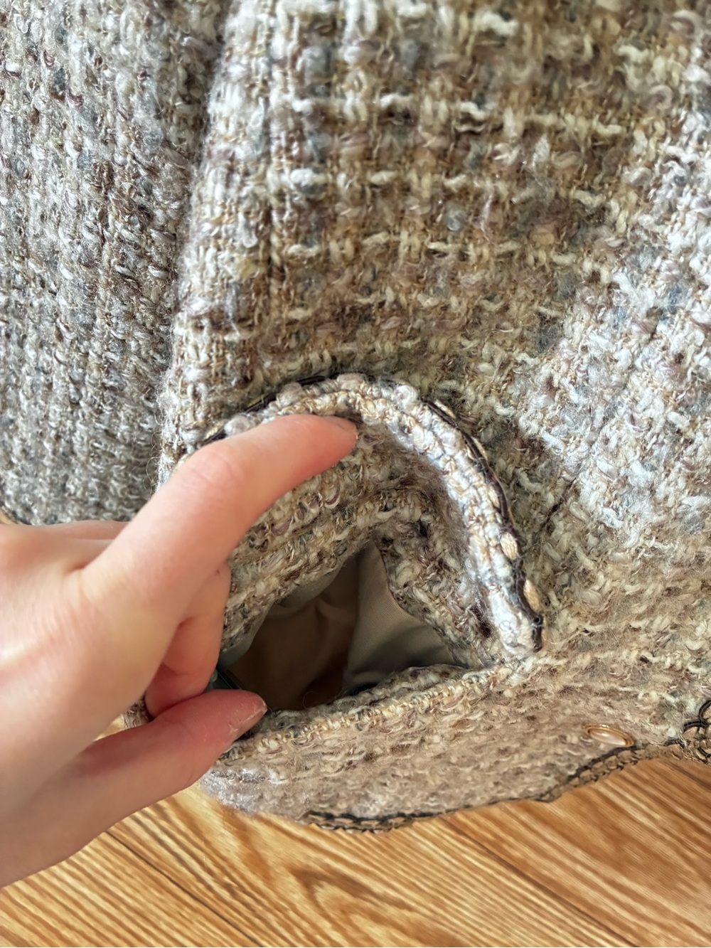 UNIQUE Vintage tweed jacket - Picture 5 of 11